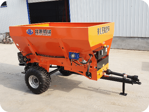 4吨固体有机肥撒肥车