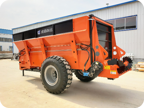 10吨横绞龙牛粪鸡粪撒粪车
